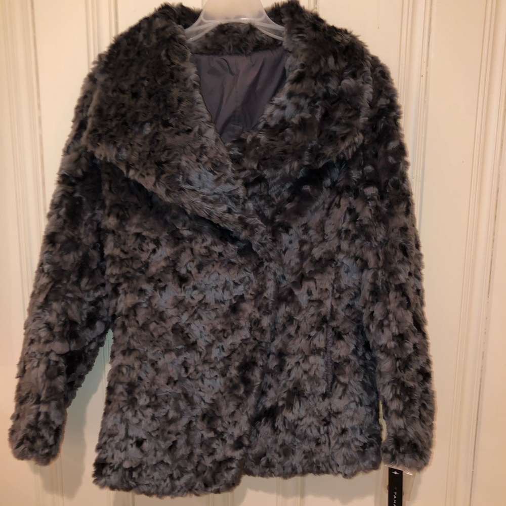 Tahari reversible coat